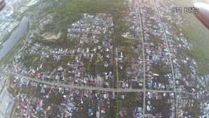 Ульяновск с высоты - аэросъемка. п. Мостовая
