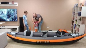 Тестируем надувной каяк ITIWIT 3 из Декатлона | Test inflatable kayak ITIWIT 3 from Decathlon