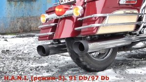 Harley Davidson exhaust Reinhart vs. H.A.N.I. (hybrid).