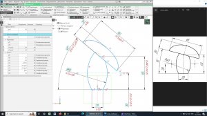 Эскизы в Компас-3D (Гриб)