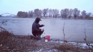 Зимняя рыбалка на открытой воде. Ловля на донку (закидушку). Щука, густера.