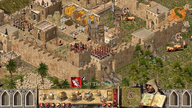 Stronghold Crusader HD Mission 10 Land of Palms // With de Puce Against Saladin and Sultan Abdul смотреть онлайн