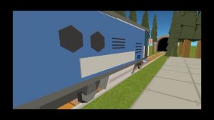 ||Обзор на поезд ТЭП10 •Simple Sandbox 2• #SSB2 ||Nitro||