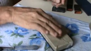 Заточка опасной бритвы на натуральных камнях.