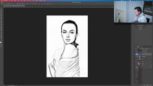 How to create a Pencil Sketch Drawing Effect - Photoshop Tutorial