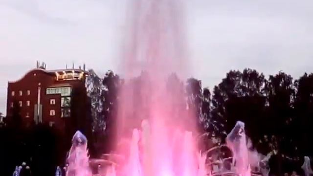 Музыкальный фонтан. Фонтан молодости. Томск