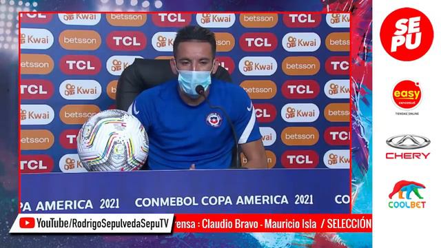 Conferencia de Prensa: Martín Lasarte - Claudio Bravo - Mauricio Isla / Selección Chilena смотреть онлайн