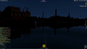 Сом альбинос, ловля на реке Припять, в игре, Трофейная рыбалка 2