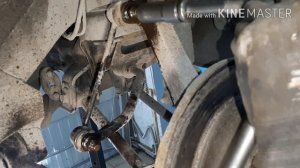 Chevrolet Epica. Замена задней стойки стабилизатора.