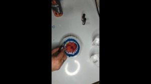 Заливка пепельницы.Эпоксидная смола