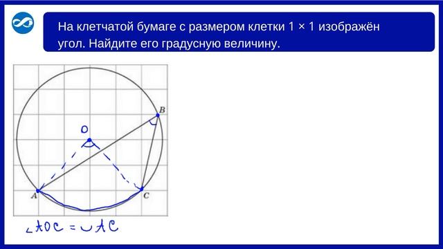 Задание №3 Центральные и вписанные углы, окружность ЕГЭ профиль смотреть онлайн