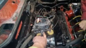 Огонь из карбюратора