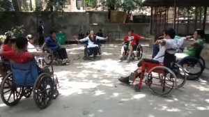 Wheelchair Rugby workout in Mumbai @ Paraplegic Foundation