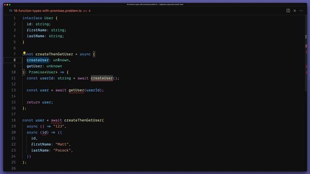 Typescript Bangla: Async Function Type