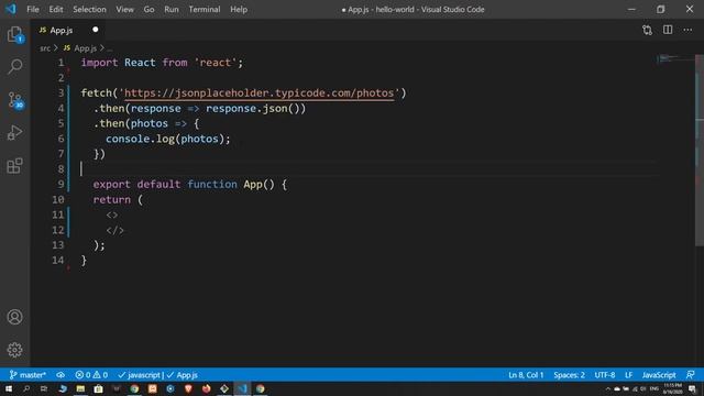8 Fetching Data Using Ajax | React Js смотреть онлайн