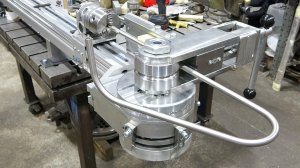 Ручной трубогиб для нержавейки. Гибка пространственной детали из трубы D12х1,5 мм R-50 мм нержавейка