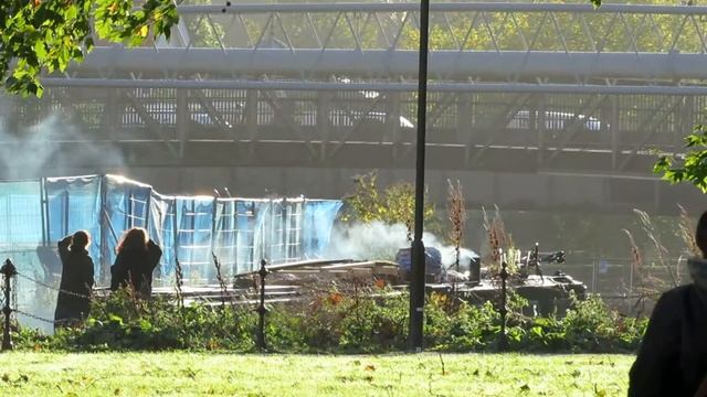 Canon SX50 video of The Morning Barge Along The Canal 30/10/13 смотреть онлайн