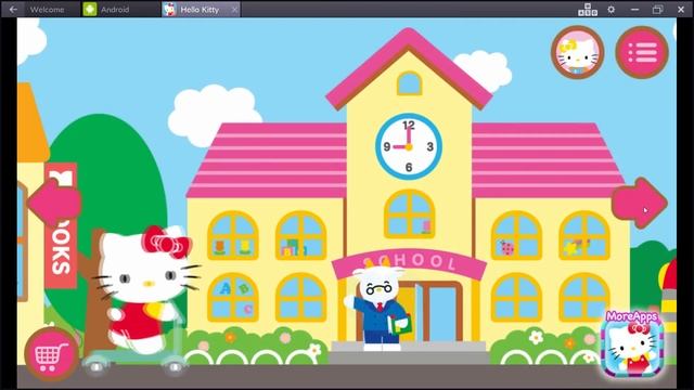 Играем в игру - Hello Kitty (Развивающая игра) смотреть онлайн