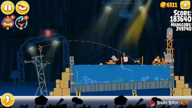 Angry Birds Seasons Piggywood Studios, Part 1! Level 1-4 Walkthrough 3 Star смотреть онлайн