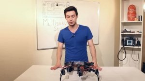 Гексапод на Arduino с помощью Multiservo Shield. Железки Амперки #12