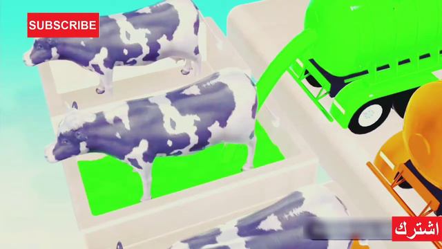 Crazy Cows Changed Color in Colorful Water Pool смотреть онлайн