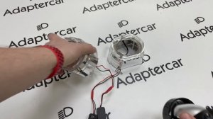 Маски Optima GD136-F2 2.5" F-style для линзы 2.5 дюйма с ангельскими глазками CREE +режим притухани