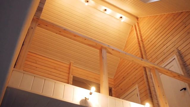 Дом из двойного бруса - пример готового объекта компании WOODS смотреть онлайн