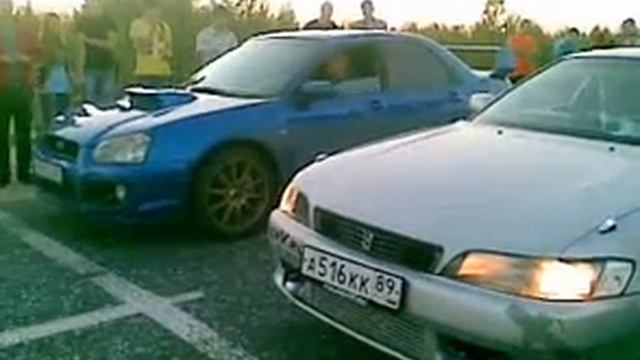 Toyota Mark II 96 г.в. 2.5 TwinTurbo АКПП VS Subaru Impreza WRX STI МКПП