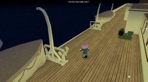 Новая игра Роблокс! Выжить на корабле Roblox Titanic симулятор тонущего корабля Титаник для детей