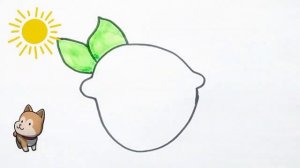 How to draw a Lemon / Как нарисовать Лимон / Limon rasmini chizish / Limon chizish