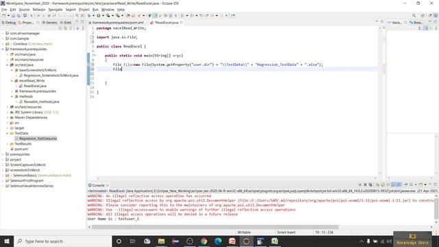 37# How to Read Excel in Selenium using Apache POI II Selenium Automation смотреть онлайн
