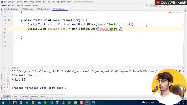 Static Block in Java : Java Tutorial in Hindi #ShukriyaJava #learnjava #javatutorial