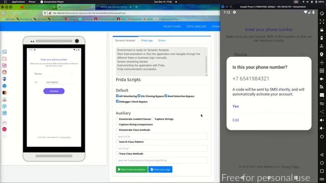 MobSF Dynamic Scanning | Android Apk Dynamic Analysis | Hacknikal смотреть онлайн