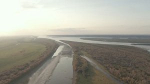 Слияние Иртыша и Оби.Глазами внешнего пилота.