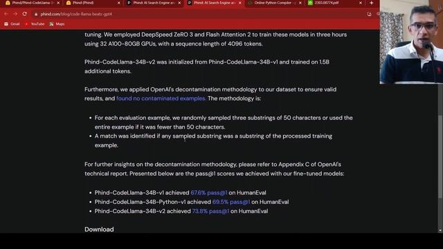 Phind fine tuned Code Lama 34B beats GPT-4 on coding tasks смотреть онлайн