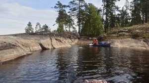 Водный поход по Ладожским шхерам 2020 часть 4