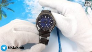 Обзор Citizen Attesa CB0219-50L / Космическая серия