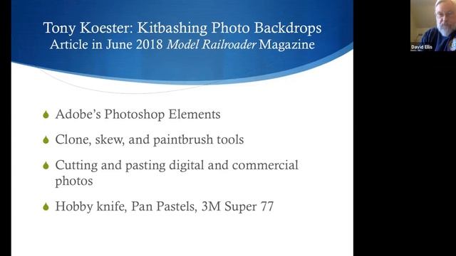 Division 8 MCR NMRA Clinic - March 20 2021 - David Ellis Clinic