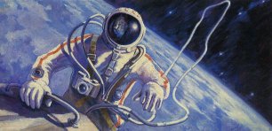 Космос в картинах космонавта Алексея Леонова