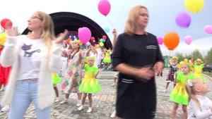 Мой город самый лучший на Земле ансамбль Подсолнух город детства Козловка День города 14 08 2021дрон