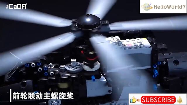 #helloworld7#989PCS Military Helicopter WZ-10 Model#rc planes#rocket models#models paint#rc airplan смотреть онлайн