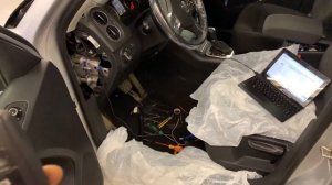 Установка сигнализации на VW Tiguan - RealZvuk.ru