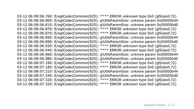 Android : PhoneGap Eclipse Issue - eglCodecCommon glUtilsParamSize: unknow param errors смотреть онлайн