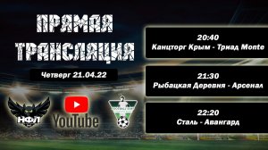 НФЛ 3 Сезон 2 тур игровой день Чт. 21.04.22
