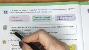 2 класс. Русский язык. "Разделительный мягкий и твёрдый знаки"