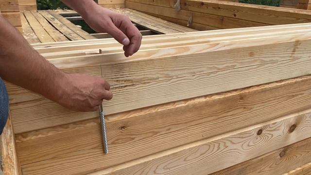 Строительство дома из профилированного бруса. Технология строительства смотреть онлайн