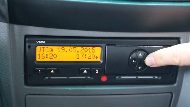 VDO DTCO Tachograph - Set Local Time