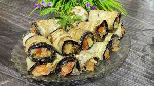 Сметут за минуту. Самый вкусный рецепт закуски из баклажанов.