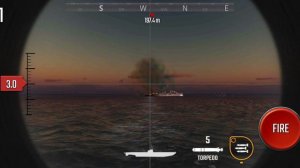 атака подводной лодки.