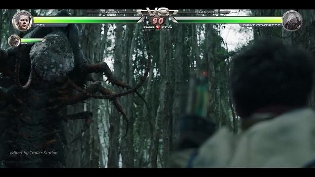 Giant Centipede Vs Human With Healthbars
